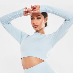 Missguided x Zara McDermott Ski Seamless Gym Top
